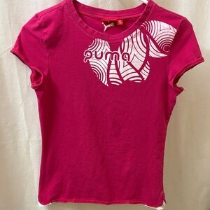 Puma Women's Fuchsia Graphic Tee